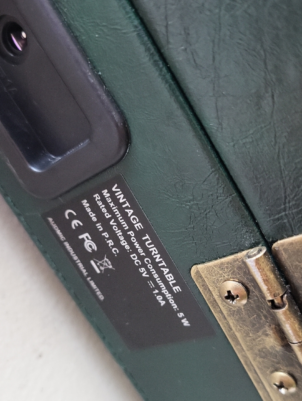 Record Player TANLANIN Turntable 3-Speed Suitcase Style - Picture 11 of 11